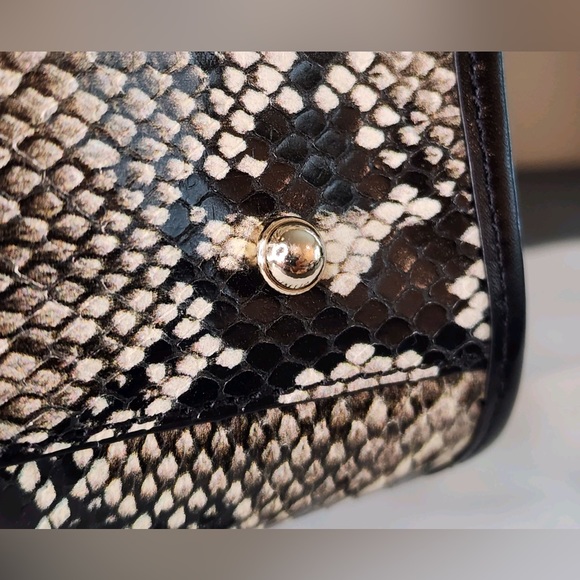 Brahmin Tia of Caviar Felix, Most Luxurious Italian Python Embossed Lthr Tote - Picture 12 of 16